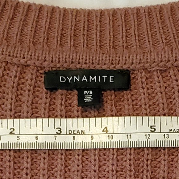 Dynamite Scallop-Edged Sweater, Size S - Picture 6 of 8